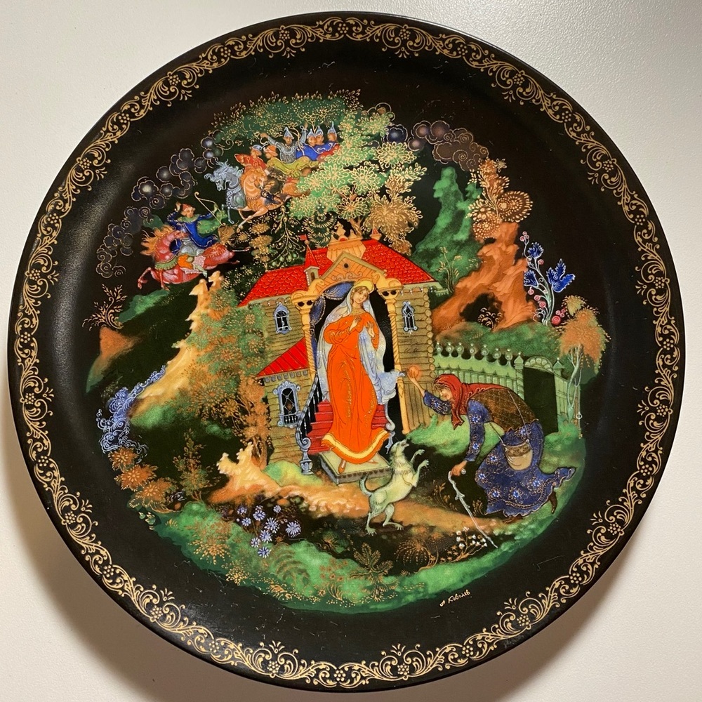Vintage Russian collector plates